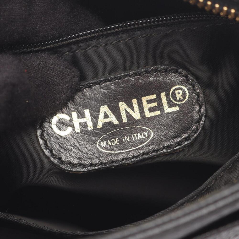 CHANEL Black Caviar Leather Tote Bag - Picture 4 of 9